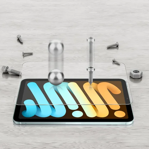 Miniatura 6 de OMOTON Paquete de 3 protectores de pantalla para iPad Mini 7/6 (7ª/6ª generación, 8.3 pulgadas), vidrio templado para iPad Mini A17 Pro 7ª