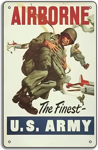Miniatura 5 de Póster de metal de la Segunda Guerra Mundial "You Give Us the Fire!" 1942 de la Fuerza Aérea del Ejército de los Estados Unidos de 8 x 12 pulgadas