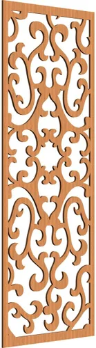 Miniatura 83 de Smithfield Paneles de pared decorativos de madera con calado, 13 3/8 pulgadas de ancho x 34 3/8 pulgadas de alto x 3/8 de alto, roble rojo rojo