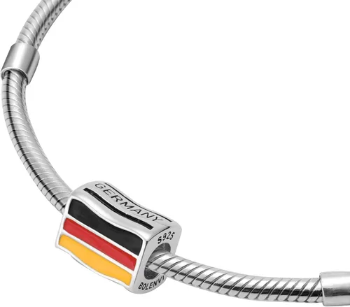 Miniatura 63 de Bolenvi Banderas Travel Country, dijes para el día de la madre, plata de ley 925 para pandora y pulseras o collares similares, joyería para mujeres