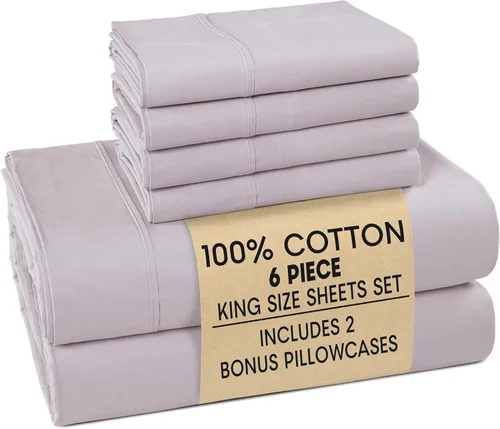 Miniatura 121 de Casa Platino Sábanas de cama individual XL, sábanas de 100 % algodón con 2 fundas de almohada, tejido percal crujiente y sensación acogedora, verde