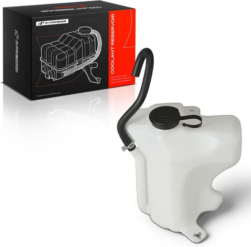 A-Premium Tanque de depósito de recuperación de desbordamiento de refrigerante del motor [con tapa] Compatible con Ford Focus 2008 2009 2010 2011,