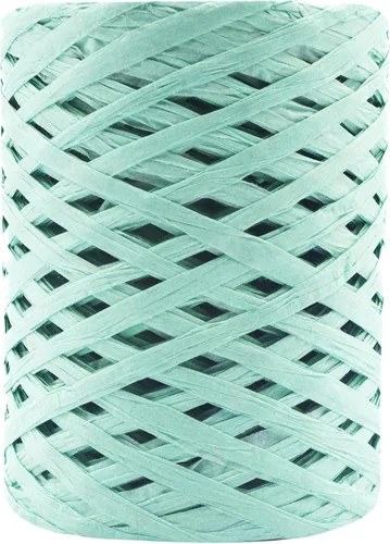 Miniatura 54 de Mandala Crafts Aqua Raffia - Hilo de rafia para envolver regalos, cinta de rafia de papel natural de 200 yardas para ganchillo, manualidades