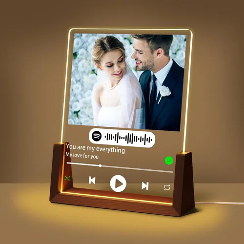 Miniatura 8 de Regalos de cumpleaños personalizados para el día del padre, para papá, de hija, hijo, esposa, marco de fotos con placa acrílica personalizada
