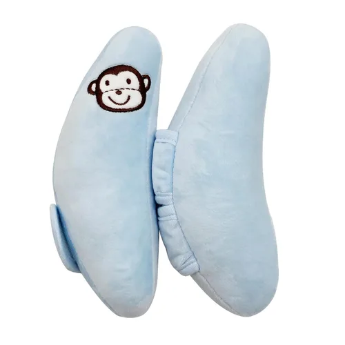 Miniatura 8 de Almohada Ajustable de Soporte para Cabeza y Cuello de Bebé, Almohada de Viaje para Bebé Cojín para Asiento de Carro, Almohada de Reposacabezas