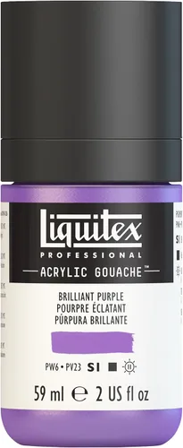 Miniatura 50 de Liquitex Professional - Gouache acrílico profesional, botella de 2 onzas (59 ml), blanco titanio