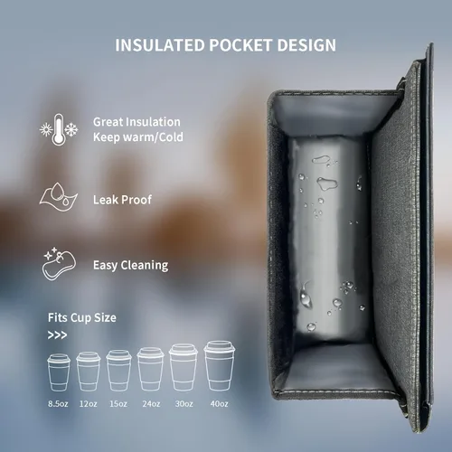 Miniatura 3 de Portavasos para equipaje de viaje, accesorio para portavasos de equipaje, maleta de mano gratis para bebidas, bebidas, café, botellas, aperitivos