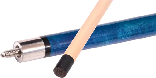 Accuplay Billiards - Taco de billar de 58 pulgadas, 2 piezas, hecho de madera dura de arce canadiense, 23 onzas, elige negro, rojo, verde o azul