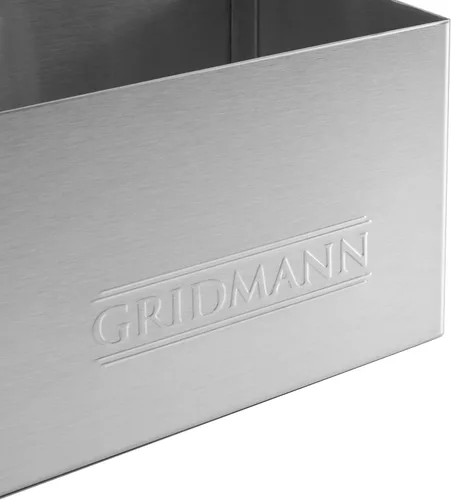 Miniatura 5 de GRIDMANN Riel de velocidad de doble nivel de 32 pulgadas - Soporte para botellas de licor de acero inoxidable para barras