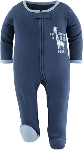 Miniatura 5 de The Peanutshell Pijama con pies para bebés niños, para dormir y jugar, paquete de 3