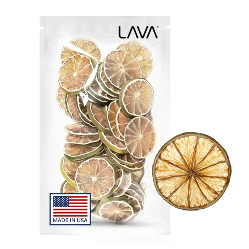 Miniatura 5 de LAVA Rodajas de limón seco prémium de 3 oz/85 g, fabricadas en los Estados Unidos, ruedas de limón deshidratadas 100% naturales para adornos