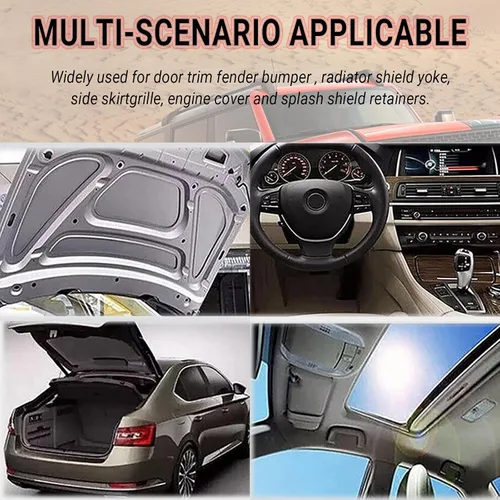 Miniatura 6 de 100 clips de sujeción para guardabarros y protector de parachoques para GM #1605396, 1595864; Chrysler 6030441; Ford 388577S, W705589-S300