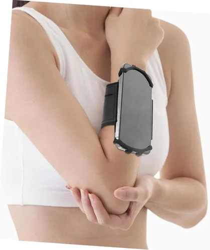 Miniatura 5 de Soporte de teléfono para correr, banda de brazo giratoria de 360 grados, ajustable, para deportes al aire libre, caminar, senderismo, ciclismo