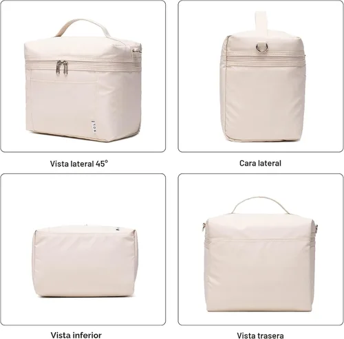 Miniatura 8 de NOL Natural Organic Lifestyle Bolsas de almuerzo aisladas para mujer, bolsa enfriadora, ligera, de nailon, impermeable, lonchera para el trabajo