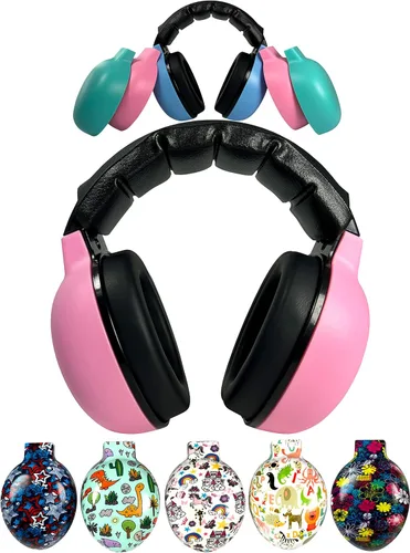 Miniatura 11 de ZIPZ Baby & Toddler Earmuffs - ANSI-Certified Noise Protection, Audiologist-Recommended, Interchangeable Shells (0-4 Yrs)