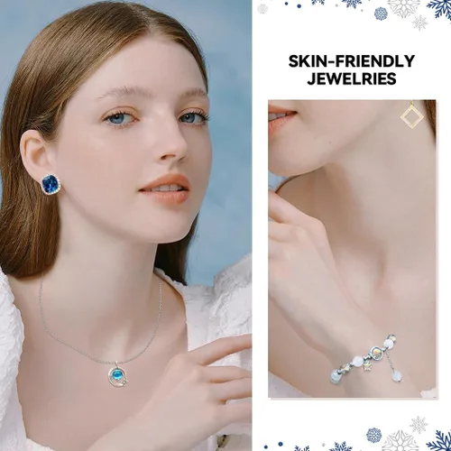 Miniatura 6 de Jewelry Advent Calendar 2024 for Adults with Charm Bracelets Necklace Earrings Rings Countdown 24 Days to Christmas Calendar Xmas Gifts for Daughter
