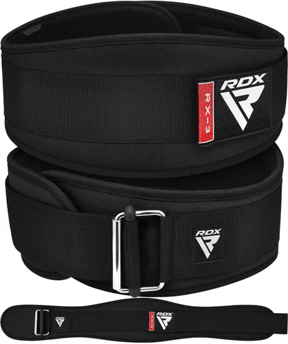 Cinturón de Levantamiento de Pesas RDX AUTO LOCK, 16.5 cm de Soporte Posterior Acolchado, Para Hombres y Mujeres, Gimnasio, Fitness, Entrenamiento