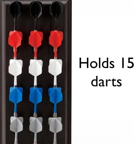 Miniatura 7 de Viper Soporte de dardos montado en la pared/exhibidor de caddy, capacidad para 12 dardos de acero y punta suave