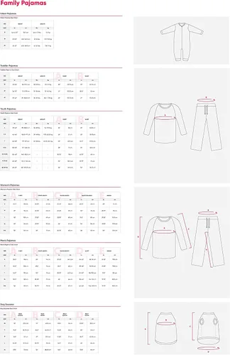 Miniatura 4 de FOCO NFL womens Nfl Team Ugly Pattern Matching Set Family Holiday Pajamas