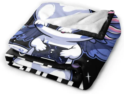 Miniatura 7 de Tijuboni Axolotl Manta de Juegos para Videojuegos, Regalos de Juegos para Niñas, Niños, Mujeres, Hombres, Niños y Adultos, Manta Suave de Franela