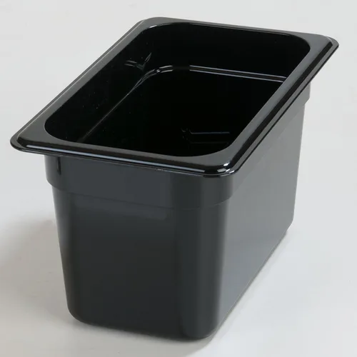 Miniatura 11 de Carlisle FoodService Products 3068203 StorPlus - Sartén para alimentos de cuarto tamaño, policarbonato, 6 pulgadas de profundidad, color negro