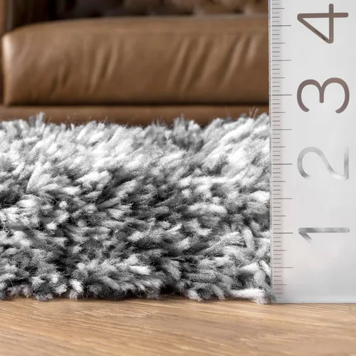 Miniatura 2 de nuLOOM Kristan Modern Shag - Alfombra decorativa, 3 x 5, color gris