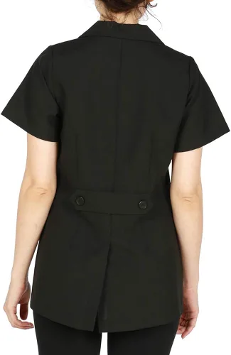 Miniatura 3 de Smockers Tess - Bata de salón profesional, chaqueta de estilista, uniforme de cosmetología, a prueba de blanqueador