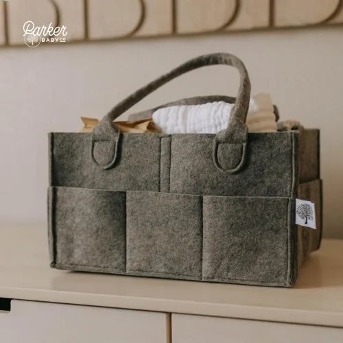 Miniatura 8 de Parker Baby Co.: organizador de pañales para bebé, contenedor para dormitorio de bebé, organizador de automóvil para pañales y toallitas para bebés