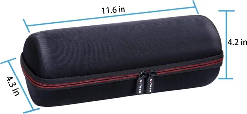 Miniatura 4 de LTGEM - Funda compatible con Ultimate Ears Boom 4/3, altavoz portátil impermeable y base de carga, color negro