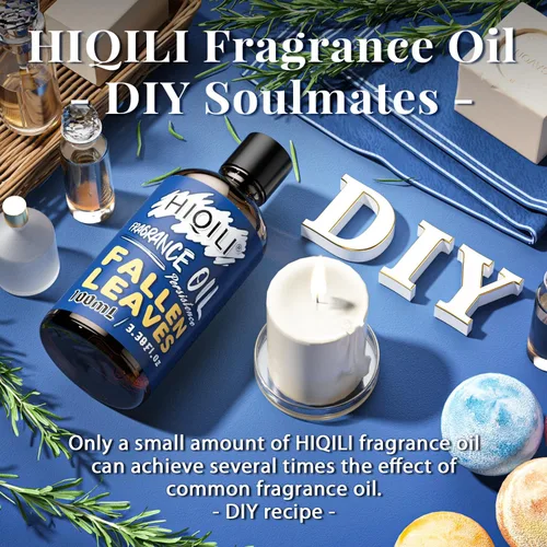 Miniatura 3 de HIQILI - Aceite de fragancia de hojas caídas 100ml para difusor de auto, aroma fresco y limpio para fabricación de velas, jabón, lavandería 3,38