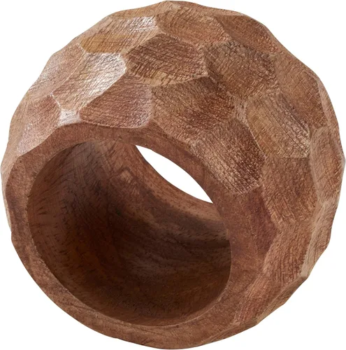 Miniatura 6 de Saro Lifestyle Servilleteros de madera gruesa (juego de 4), café