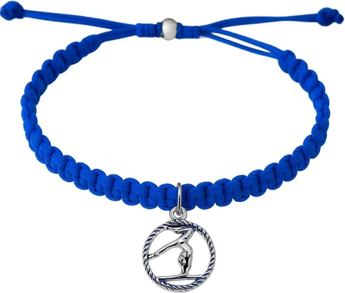 Sportybella Pulsera de gimnasia para niñas, joyería de gimnasia para niñas, pulsera de gimnasia de cuerda ajustable para gimnastas, regalo de