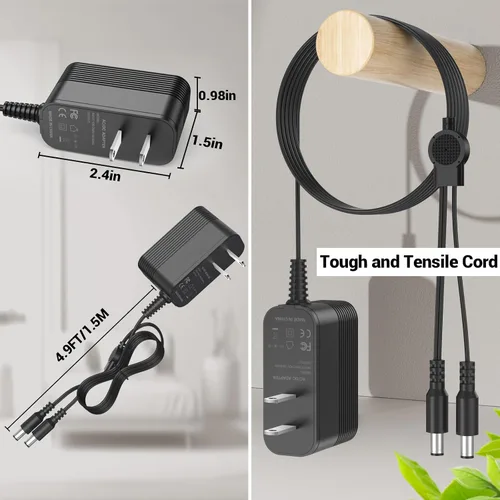 Miniatura 7 de Adaptador de CA de 10 V para cargador Dogtra ARC 1900S 1902S 2300NCP 2500B 3500NCP 3502NCP HK-AJ-100A150-US Collar remoto E para perros Fuente