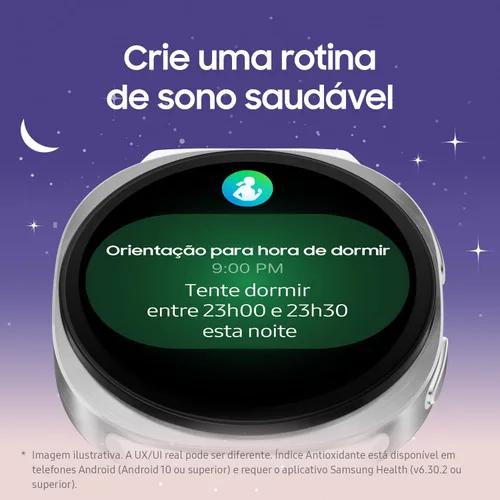 Miniatura 12 de Samsung Galaxy Watch 8 44mm Reloj inteligente AI con pantalla AMOLED de 1.47", Wear OS 6, Wi-Fi, Bluetooth, frecuencia cardíaca, GPS Fitness
