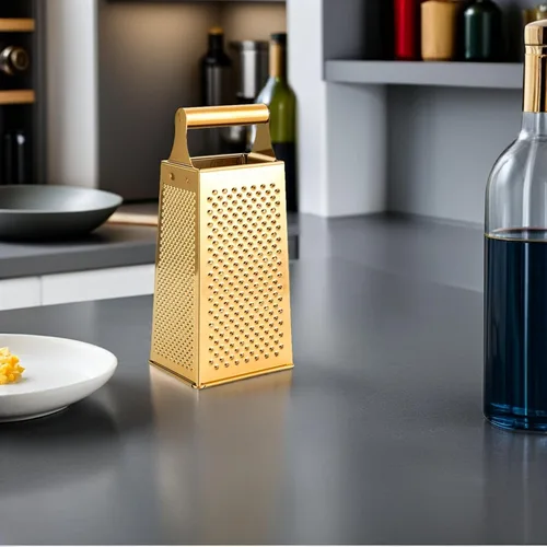 Miniatura 7 de Kichvoe Cocina Esencial Acero Inoxidable Rallador de Vegetales Cortador de Queso Trituradora de Alimentos Rallador de Acero
