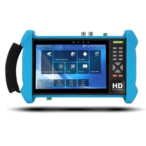 Miniatura 9 de Koolertron Probador de cámara IP de pantalla táctil IPS 4K H.265 de 7 pulgadas - IPC-9800 Plus, CCTV, CVBS, probador analógico, WiFi incorporado
