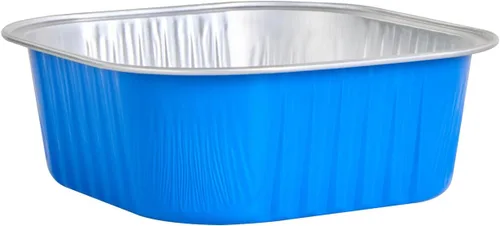 Miniatura 15 de Restaurantware - Moldes desechables, paquete de 100 tazas cuadradas de aluminio para hornear de 10 onzas - Las tapas se venden por separado, listas