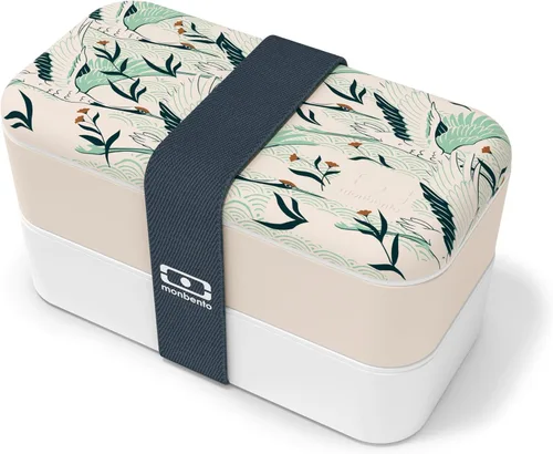 Miniatura 12 de Monbento - Caja Bento Adulto MB Original con diseño de fresa - 2 Compartimentos a Prueba de Fugas - Lonchera Apilable Ideal para Rosa