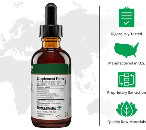 Miniatura 2 de Nutramedix Nutra BRL - Suplemento herbario líquido para la salud intestinal y el apoyo inmunológico - Samento y banderol para la salud digestiva
