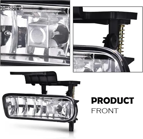 Miniatura 7 de G-PLUS Lámpara antiniebla izquierda derecha compatible con Chevy Silverado 1999-2002 1500/2500/2001 2002 Chevy Silverado 3500/2000-2006 Tahoe