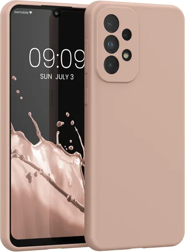 Miniatura 11 de kwmobile Funda compatible con Samsung Galaxy A32 5G - Funda de silicona TPU con acabado suave - Rosa impresionante