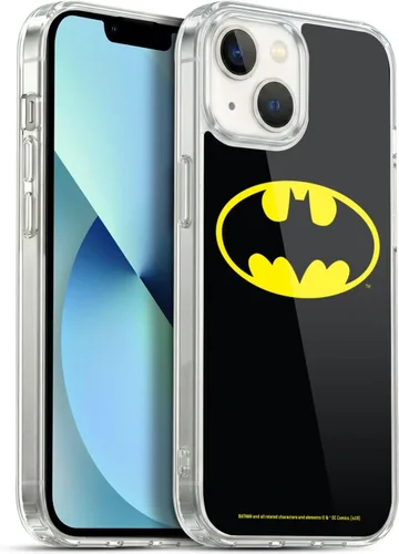 Miniatura 107 de Head Case Designs Funda de gel con licencia oficial de Batman DC Comics Bat Signal Logos [protección de grado militar] compatible con Apple iPhone 7