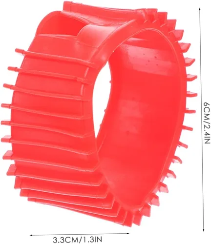 Miniatura 8 de DOITOOL 12 cubiertas de calibre para manguitos de protección de oxígeno acetileno para medidores de presión de propano fáciles de instalar y RedX4PCS