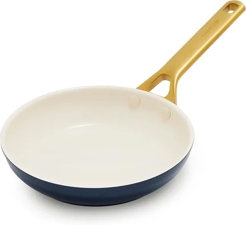 Miniatura 12 de GreenPan Sartén antiadherente Reserve Pro de 8 pulgadas, cerámica certificada NSF, sartén anodizada dura sin PFAS, asas de acero inoxidable, apto