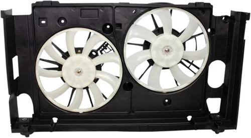 Miniatura 73 de TRQ Conjunto de ventilador de refrigeración dual del radiador compatible con Toyota Highlander 2008-2013 TO3115155
