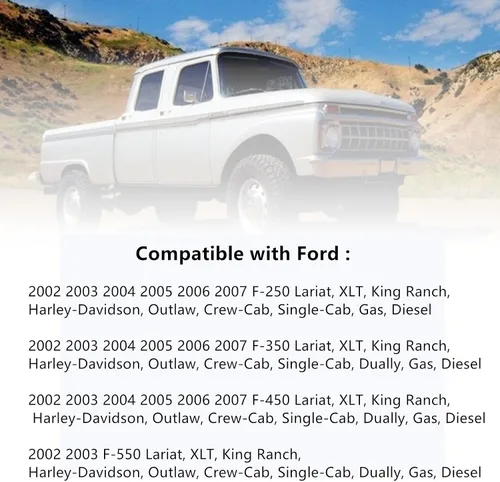 Miniatura 3 de FZJDSD Funda de Reemplazo de Espuma para Asiento del Lado del Conductor Compatible con Ford F250 F350 F450 F550 2002 2003 2004 2005 2006 2007 2008