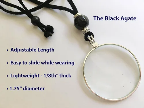 Miniatura 6 de by Wendra Collar con aumento, elementos naturales para aumentar la visión y la energía. ¡Deja tus lentes de lectura en casa! La Loupe