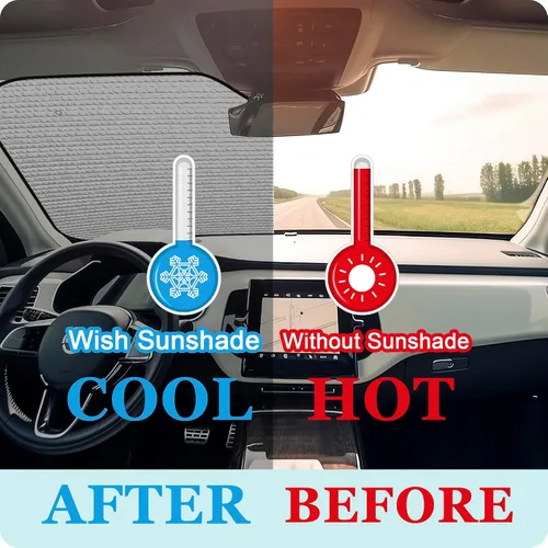 Miniatura 6 de Parasol personalizado para parabrisas de automóvil, diseño personalizado de tu imagen, foto, logotipo, texto, visera solar personalizada