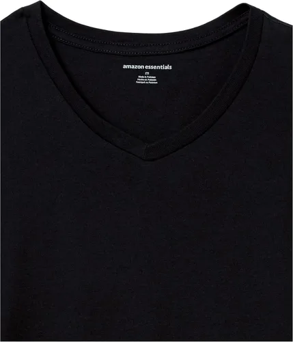 Miniatura 6 de Tienda Essentials Camiseta con cuello en V para hombre, paquete de 6