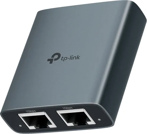 Miniatura 12 de TP-Link Adaptador USB 3.0 y USB C a Ethernet 2 en 1, RJ45 Gigabit LAN, Plug & Play, funda de aluminio, adaptador Ethernet para laptop, Thunderbolt